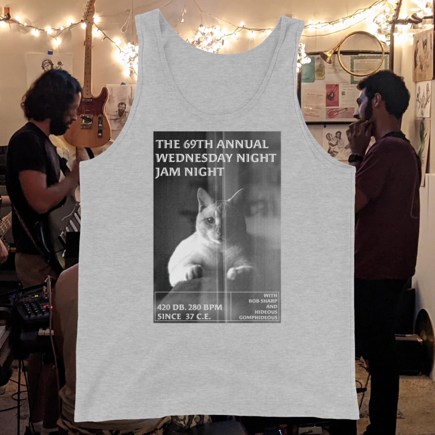 Unisex Ghost Malone Tank Top
