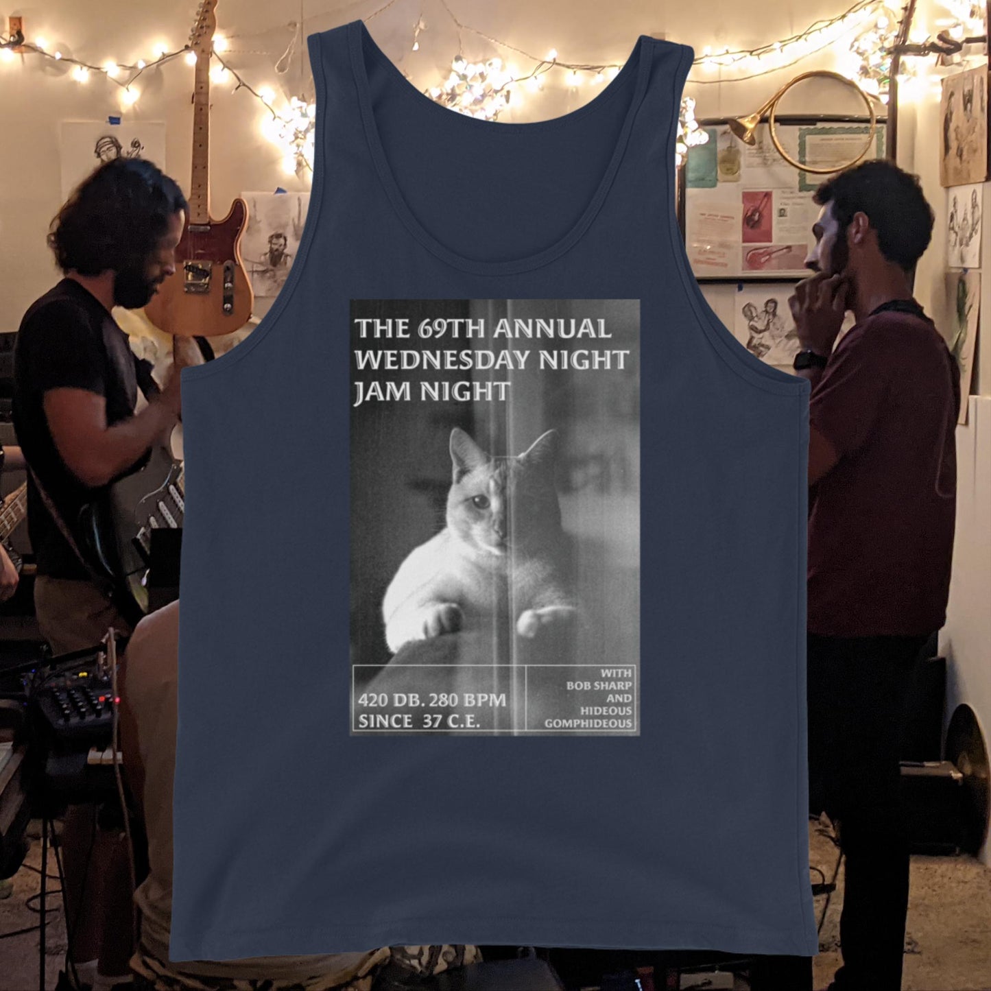 Unisex Ghost Malone Tank Top