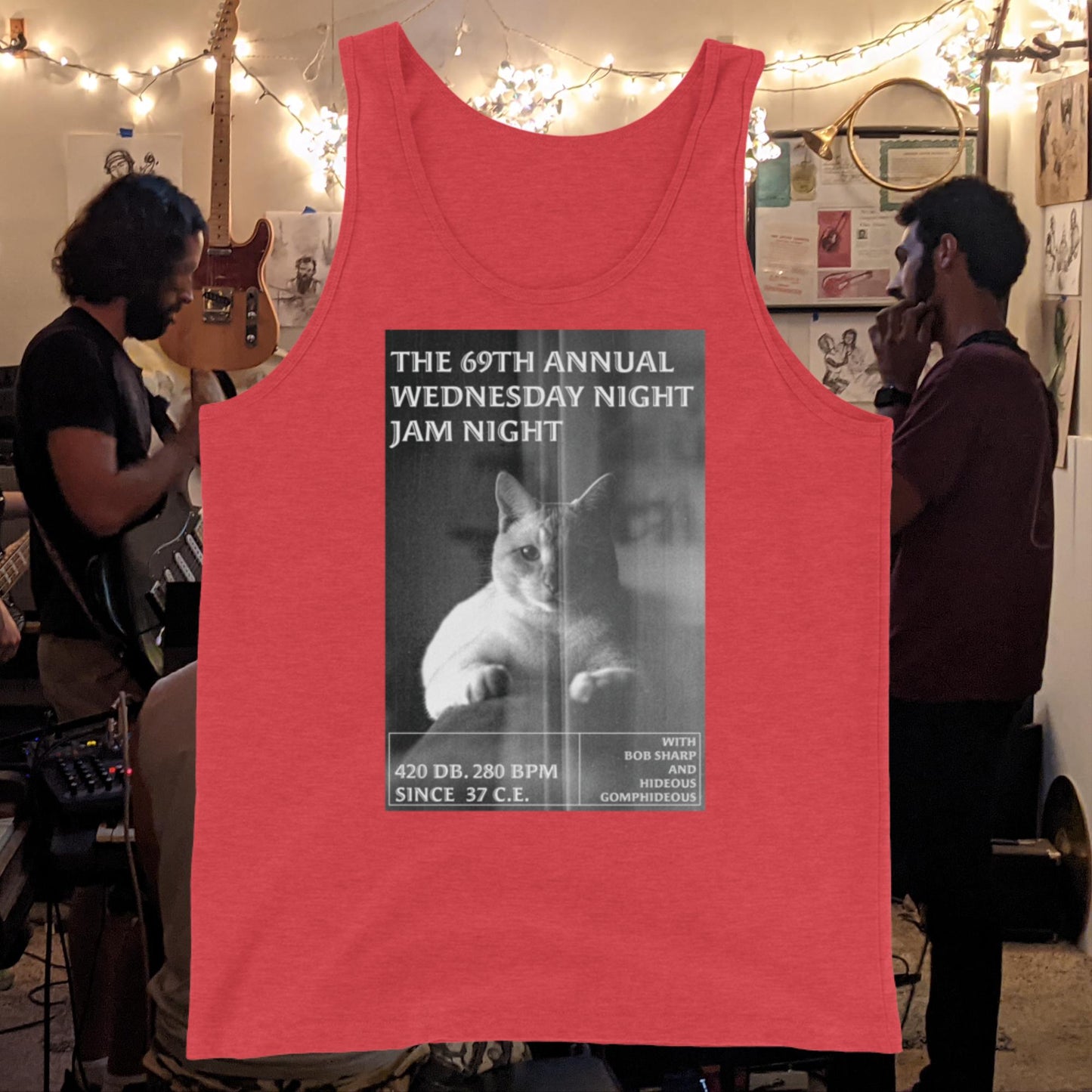 Unisex Ghost Malone Tank Top