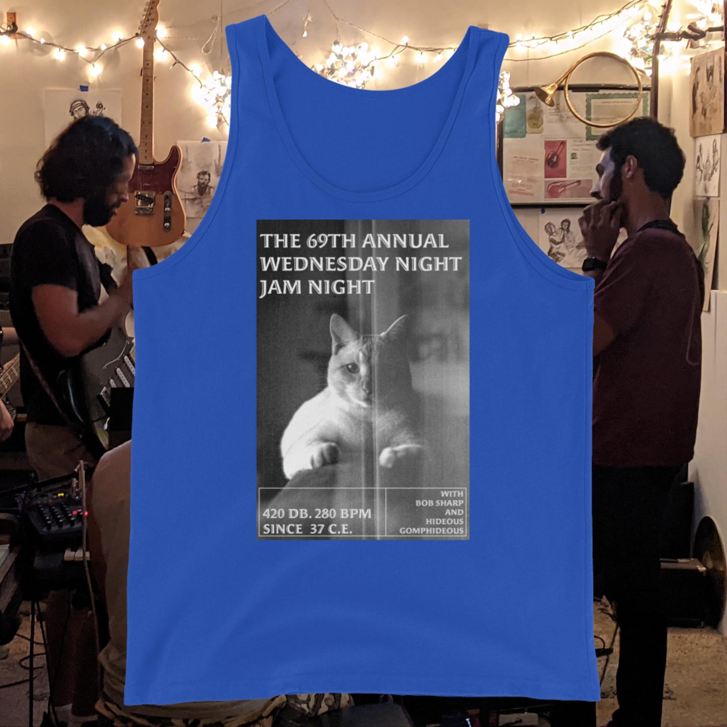 Unisex Ghost Malone Tank Top