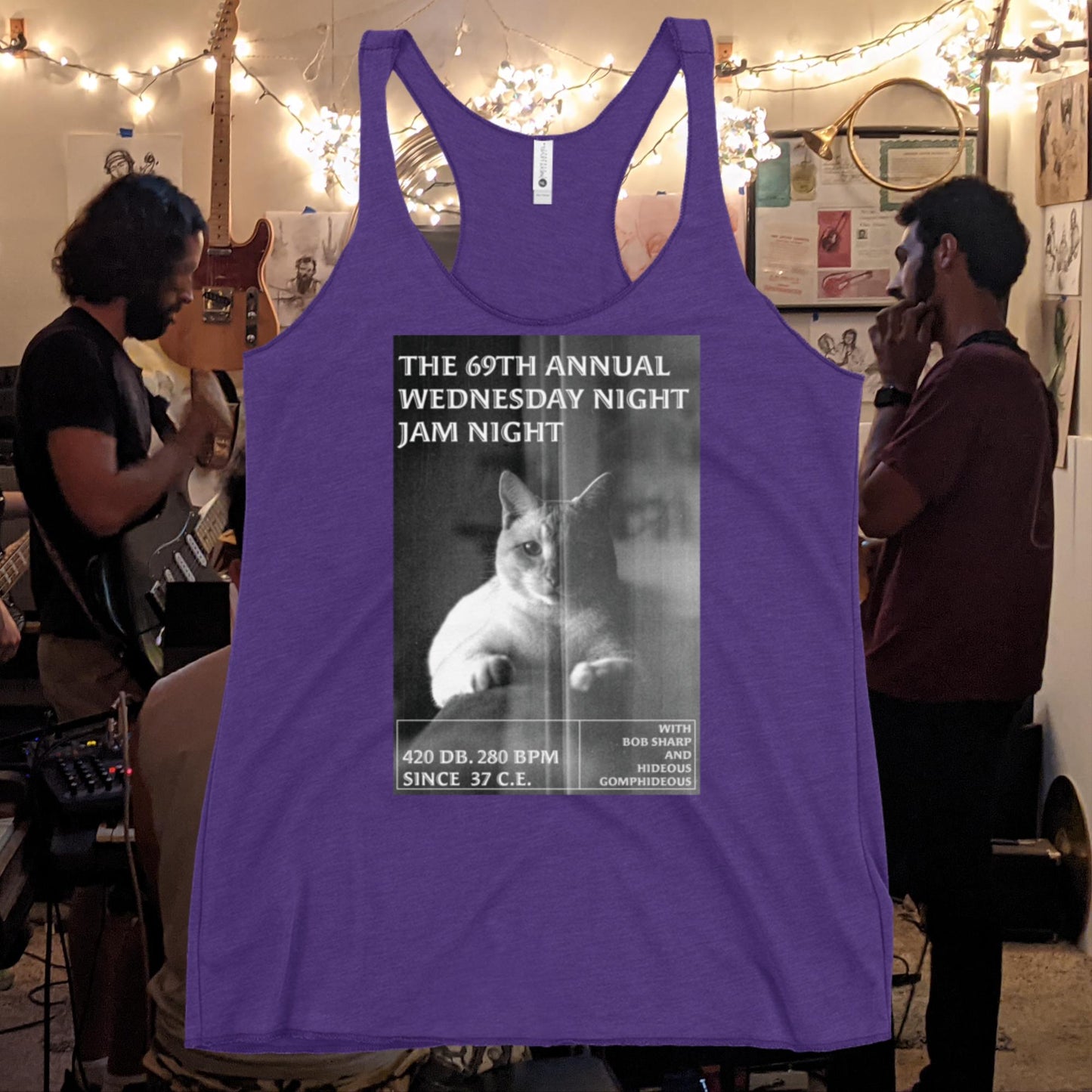 Women's Racerback Ghost Malone Tank