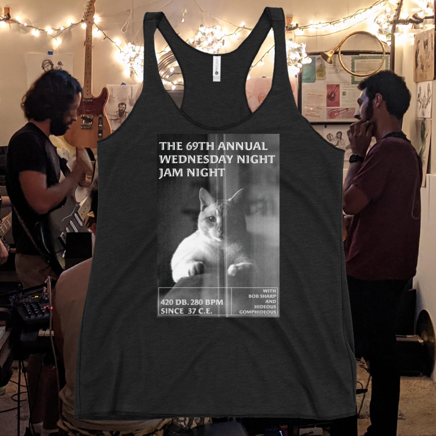 Women's Racerback Ghost Malone Tank