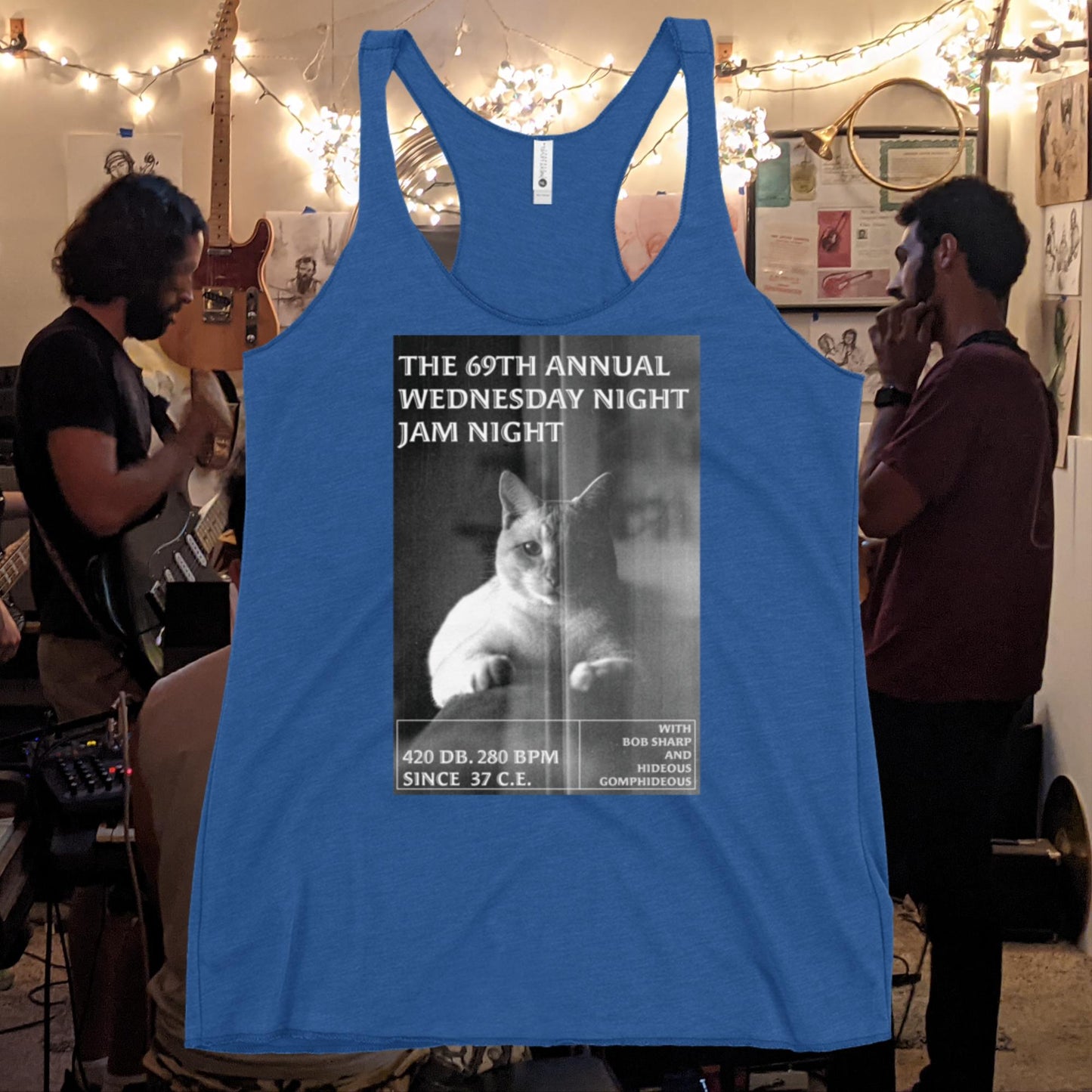 Women's Racerback Ghost Malone Tank