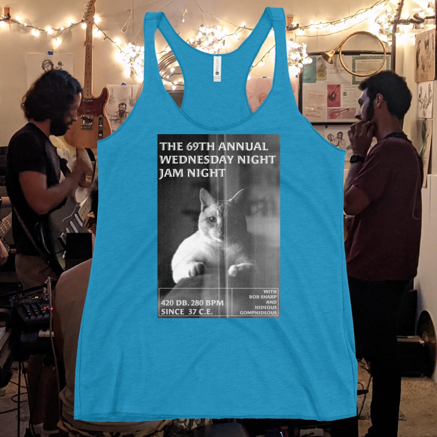 Women's Racerback Ghost Malone Tank