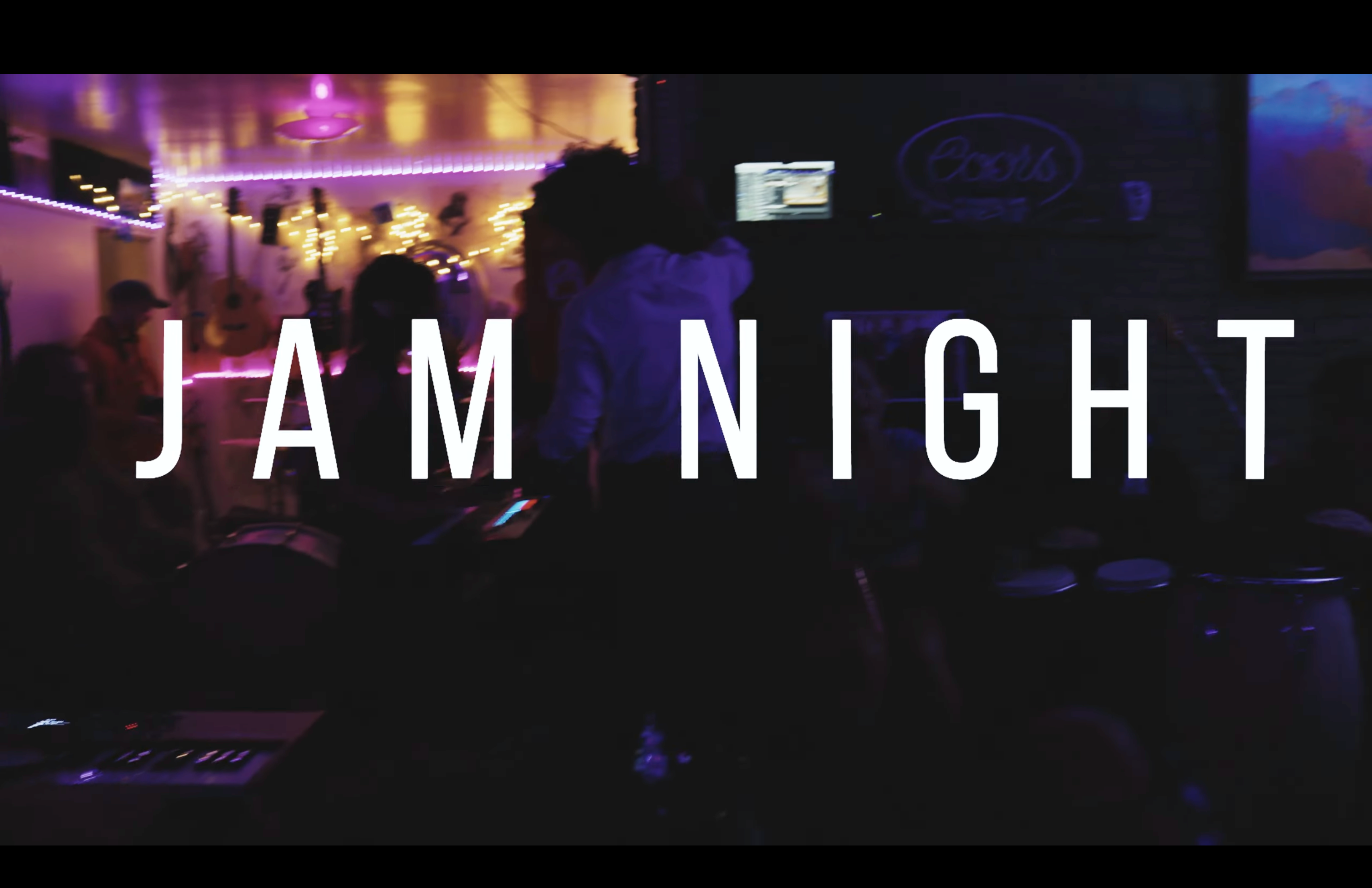 Load video: The Wednesday night jam night documentary. featuring interviews with jammers and footage of jam!